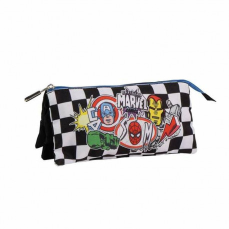 Kolme tõmblukuga pliiatsikarp The Avengers Must 2,2 x 1,1 x 22,5 cm