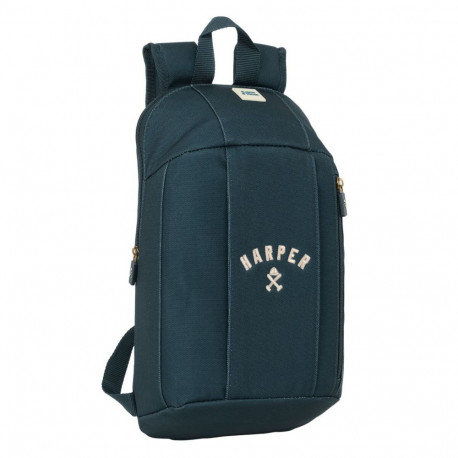 Casual Backpack Harper & Neyer Navy Blue 22 x 39 x 10 cm