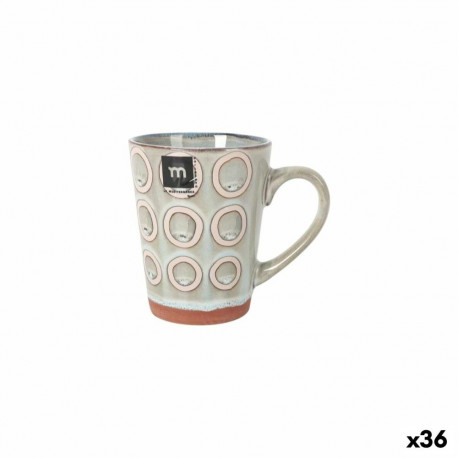 Mug La Mediterránea Almudena Grey 330 ml (36 Units)
