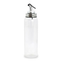 Cruet Quttin Transparent Silver Glass 0,5 L 6 x 6 x 26 cm (12 Units)