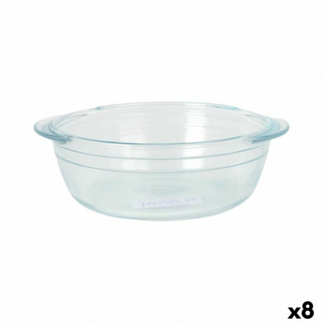 Serving Platter Quttin Quttin Glass 2,3 L 26 cm (8 Units)