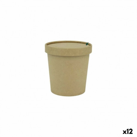 Plate set Algon 800 ml 4 Pieces (12 Units)