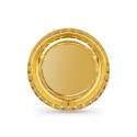 Plate set Algon Golden 20 cm 10 Pieces (18 Units)