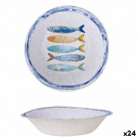 Plate set Inde 450 ml 6 Pieces (24 Units)
