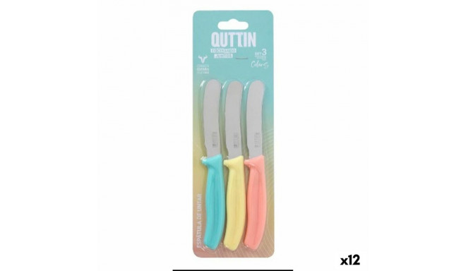 Kitchen Knife Quttin Basic 20 cm 0,8 mm 3 Pieces (12 Units)