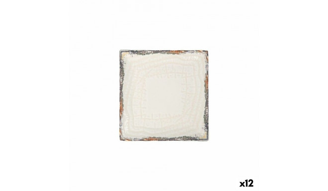 Desserttaldrik La Mediterránea Albus 18 x 18 x 2 cm (12 Ühikut)