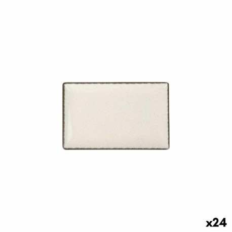 Serving Platter La Mediterránea Anllo Rectangular 20 x 13 x 2 cm (24 Units)