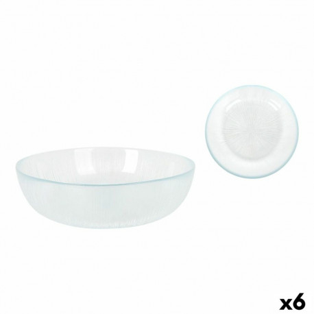 Deep Plate La Mediterránea Venezia Glass Ø 18 cm (6 Units)