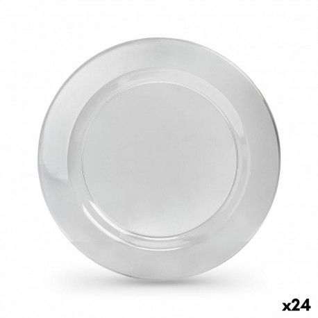 Plate set Algon 23 cm 4 Pieces (24 Units)