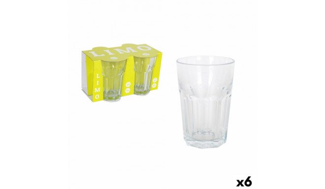 Set of glasses La Mediterránea Limo 4 Pieces (6 Units)