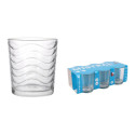 Set of glasses La Mediterránea Mistral waves 6 Pieces (12 Units)