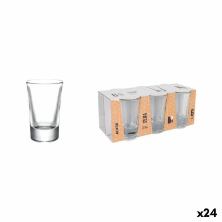 Set of Shot Glasses La Mediterránea Sena 6 Pieces (24 Units)