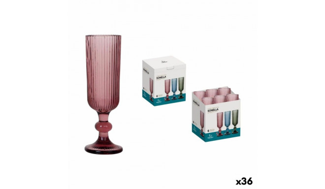 Champagne glass Santa Clara Sonella Purple (36 Units)