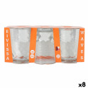 Set of glasses La Mediterránea Waves 6 Pieces (8 Units)
