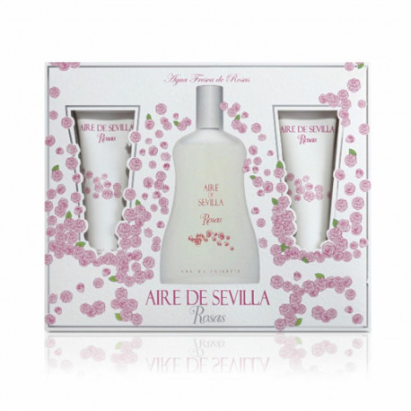 Women's Perfume Set Aire de Sevilla ROSAS 3 Pieces
