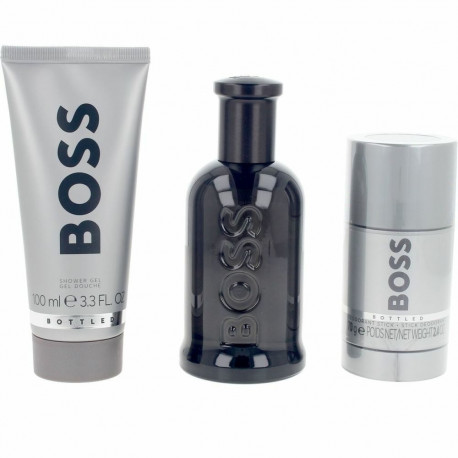 Meeste parfüümi komplekt BOSS BOTTLED 3 Tükid, osad