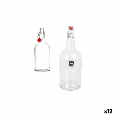 Glass Bottle La Mediterránea 1 L (12 Units)