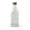 Glass Bottle La Mediterránea Metal Glass 1 L (24 Units)