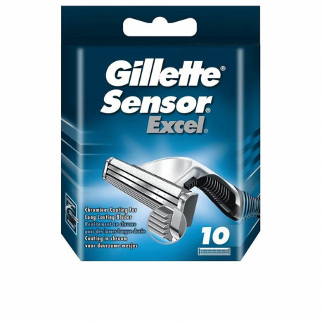 Pardli vahetustera Gillette Sensor Excel 10 Ühikut
