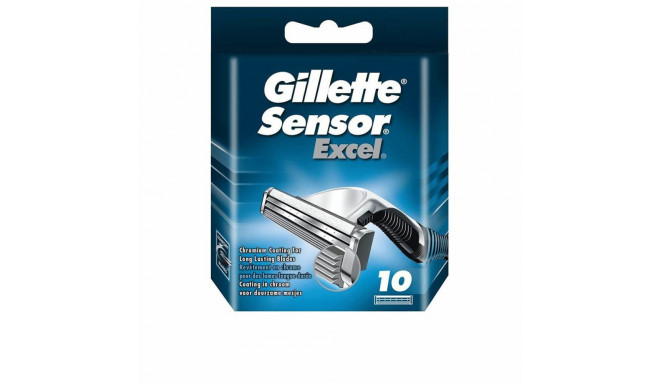 Pardli vahetustera Gillette Sensor Excel 10 Ühikut