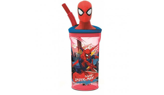 Kõrrega Klaasi Spider-Man Moving Target 360 ml 3D