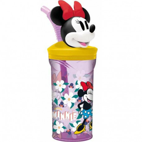 Kõrrega Klaasi Minnie Mouse Sunshine 360 ml