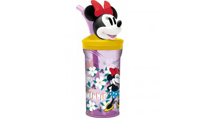 Cup with Straw Minnie Mouse Sunshine 360 ml