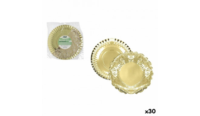 Snack tray Algon Circular 35 cm (30 Units)