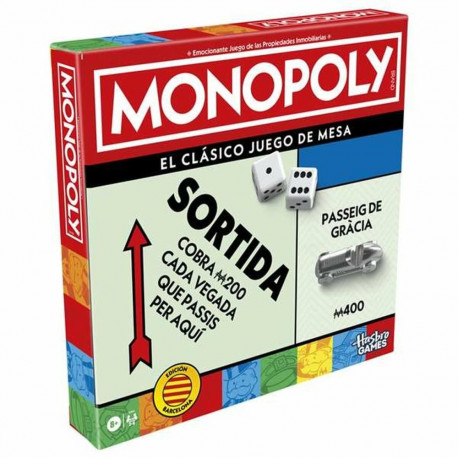 Hariv mäng kolm ühes Hasbro Monopoly Barcelona