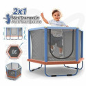 Kids Trampoline with Safety Enclosure Ociotrends 140 X 110 CM