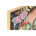 Maal Home ESPRIT Must Kaasaegne chica Lakitud 82 x 4 x 82 cm (2 Ühikut)