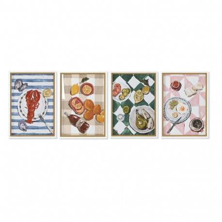 Maal Home ESPRIT Vahemere 50 x 2,5 x 70 cm (4 Ühikut)