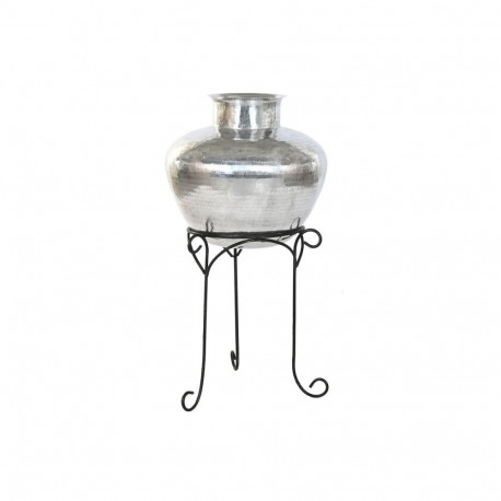 Vaas Home ESPRIT Must Hõbedane Alumiinium 45 x 45 x 95 cm