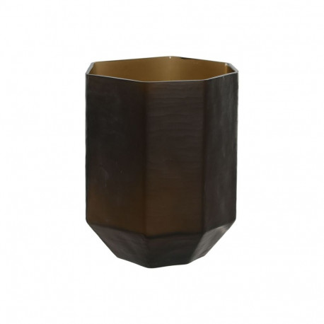 Vaas Home ESPRIT Tumehall Kristall Kaasaegne 18 x 18 x 22 cm