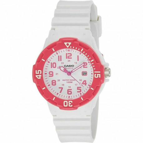 Ladies' Watch Casio LADY DIVER - WHITE (Ø 34 mm)