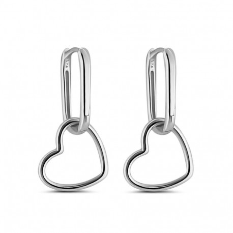 Ladies' Earrings New Bling 9NB-1243 Silver