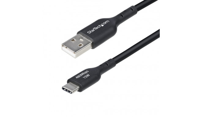 USB Cable Startech USB2AC3MNC Black 3 m