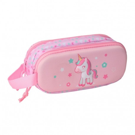 Double Carry-all Safta Pink 21 x 8 x 6 cm 3D