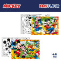4 Pusle Komplekt Mickey Mouse 35 x 1,5 x 25 cm 48 Tükid, osad (6 Ühikut)