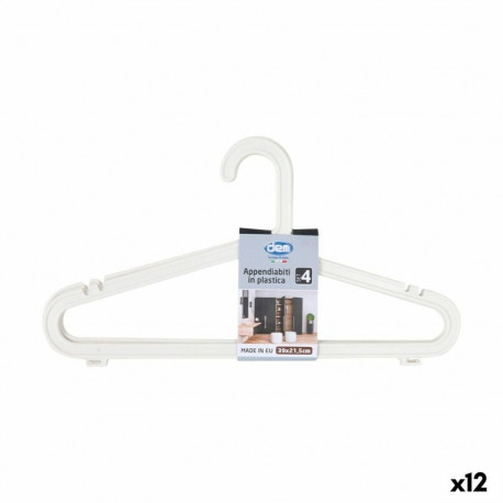Hangers Dem Meng Plastic 4 Pieces (12 Units)