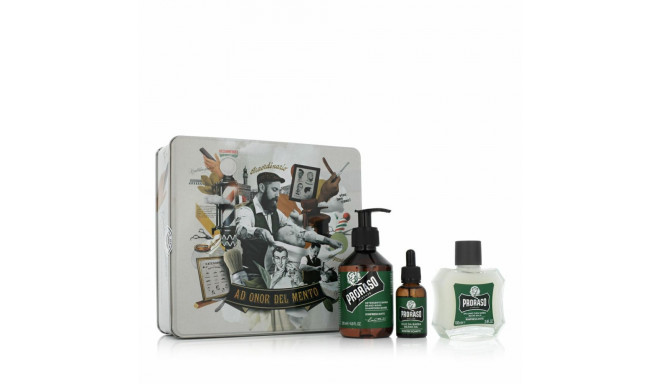 Beard care set Proraso Línea Refrescante 3 Pieces