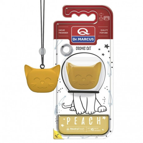 Auto Õhuvärskendaja Dr Marcus Cosmic Cat Virsik Plastmass Ripats