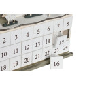 Advent Calendar DKD Home Decor Wood 34 x 8,5 x 36,5 cm (2 Units)