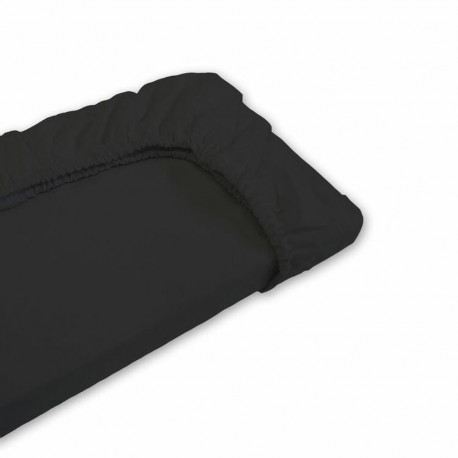 Fitted bottom sheet Happy Home Mix Colors Black Small double
