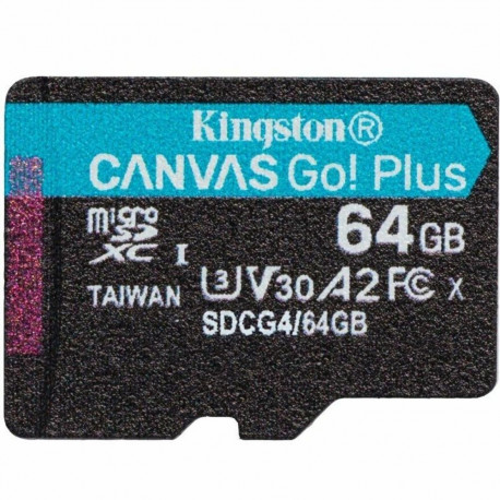 Mälukaart Micro SDXC Kingston CANVAS Select Plus 64 GB
