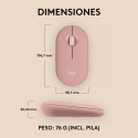 Juhtmevaba Bluetooth-hiir Logitech 910-007014 Valge 4000 dpi