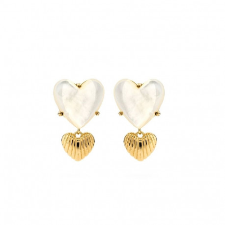 Ladies' Earrings 24KAE 42490Y Golden