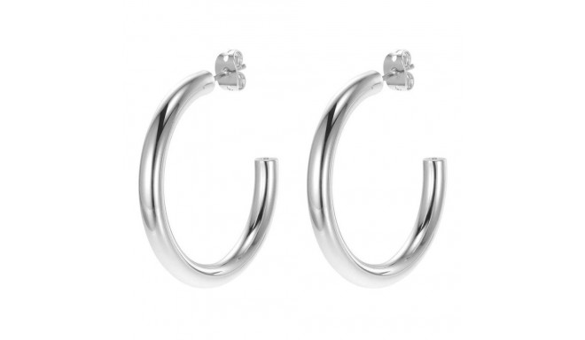 Naiste Kõrvarõngad Michael Kors SMALL HOOP Roostevaba teras Hõbedane