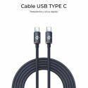 USB-C to USB-C Cable Subblim SUBCAB-C06001 1 m Black