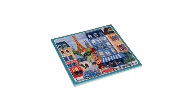 Table Mat Versa Paris Cork Ceramic 20 X 0,6 X 20 CM